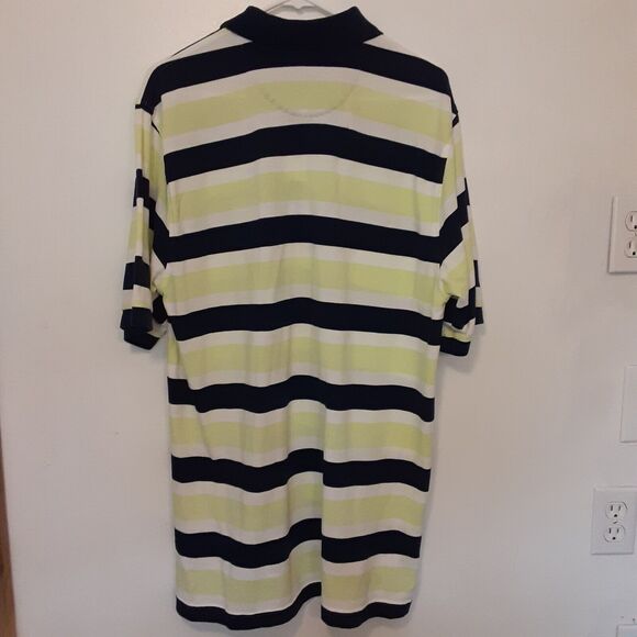 Brooks Brothers Performance Polo Men's L Original Fit Shirt Blue Green Stripes - Picture 7 of 9